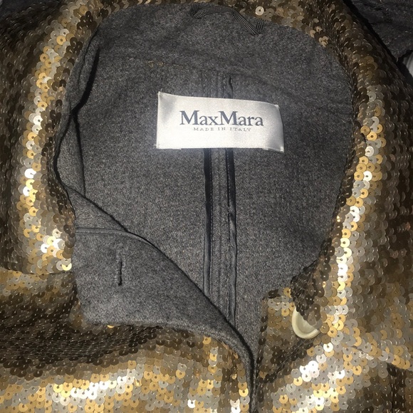 Authentic Max Mara Sequined Coat - Picture 5 of 8